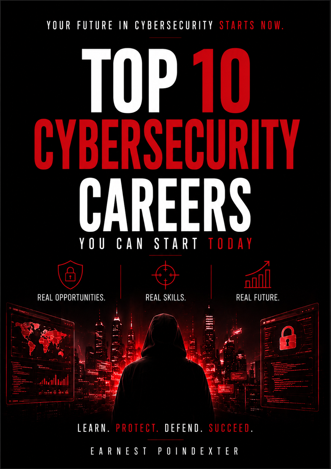 Top 10 Cybersecurity Careers You Can Start Today — free PDF guide cover